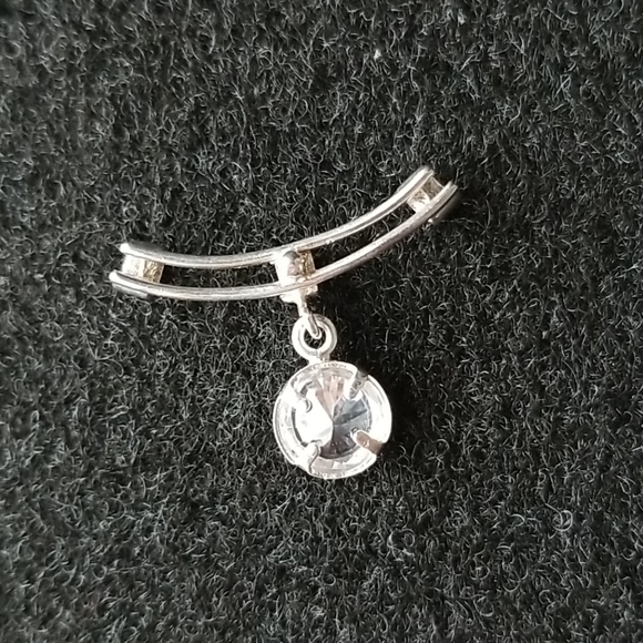 Pendant Sterling Silver cubic zirconia - Picture 5 of 7